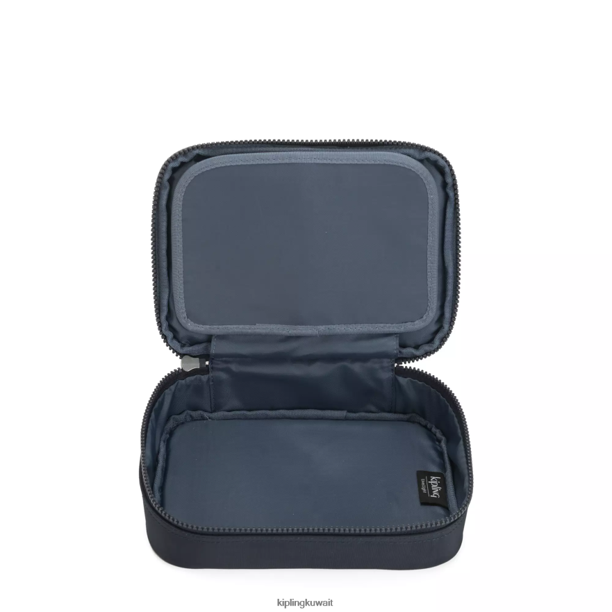 Kipling 100 علبة اقلام نحيف نغمة زرقاء حقيقية ZR2RH570 أقلام وأقلام رصاص