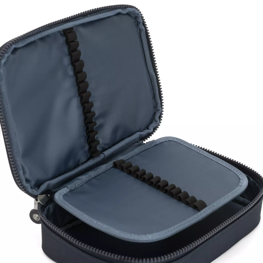 Kipling 100 علبة اقلام نحيف نغمة زرقاء حقيقية ZR2RH570 أقلام وأقلام رصاص