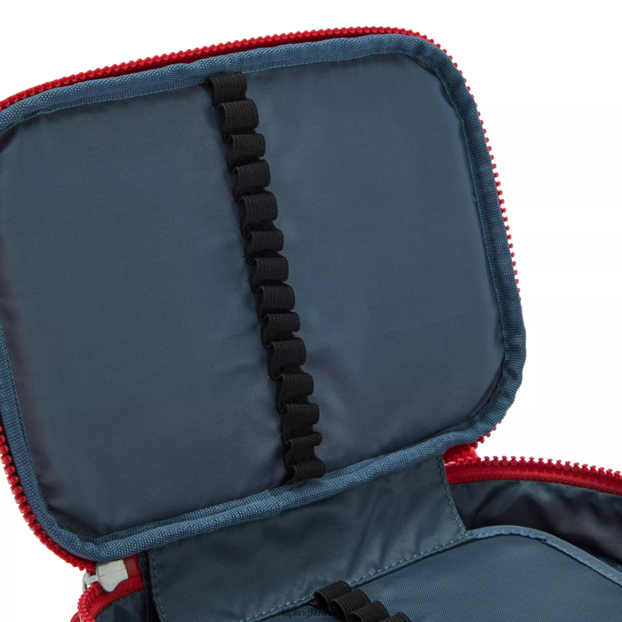 Kipling 100 علبة اقلام نحيف نغمي الكرز ZR2RH571 أقلام وأقلام رصاص