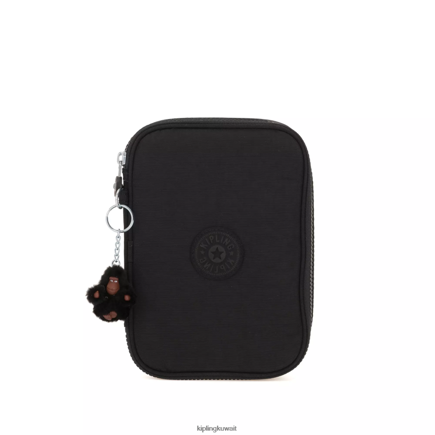 Kipling 100 علبة اقلام نحيف أسود قاتم ZR2RH573 أقلام وأقلام رصاص