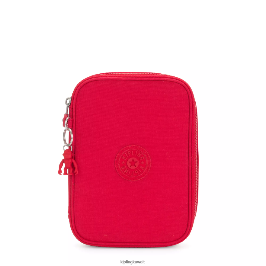 Kipling 100 علبة اقلام نحيف أحمر شفتين ZR2RH575 أقلام وأقلام رصاص