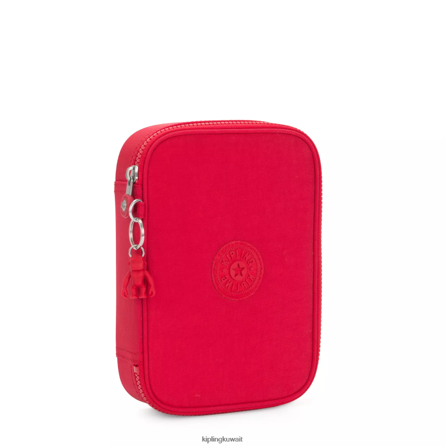 Kipling 100 علبة اقلام نحيف أحمر شفتين ZR2RH575 أقلام وأقلام رصاص