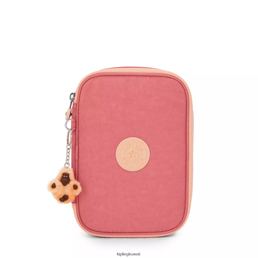 Kipling 100 علبة اقلام نحيف الفرح الوردي ZR2RH576 أقلام وأقلام رصاص