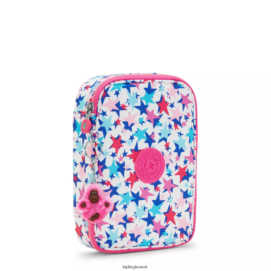 Kipling 100 قلم حافظة مطبوعة نحيف نجوم الخشخاش ZR2RH587 أقلام وأقلام رصاص