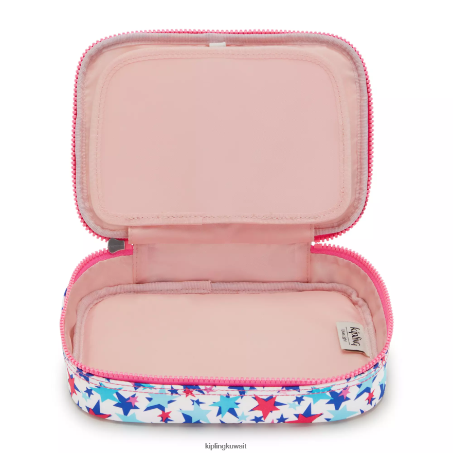 Kipling 100 قلم حافظة مطبوعة نحيف نجوم الخشخاش ZR2RH587 أقلام وأقلام رصاص