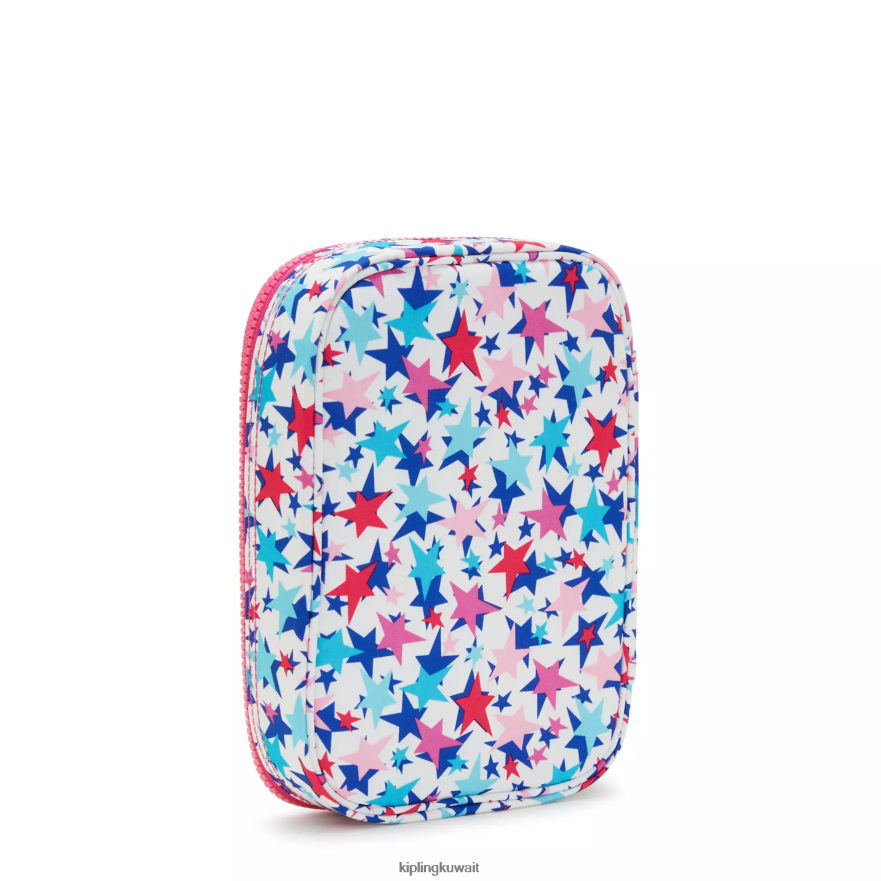 Kipling 100 قلم حافظة مطبوعة نحيف نجوم الخشخاش ZR2RH587 أقلام وأقلام رصاص