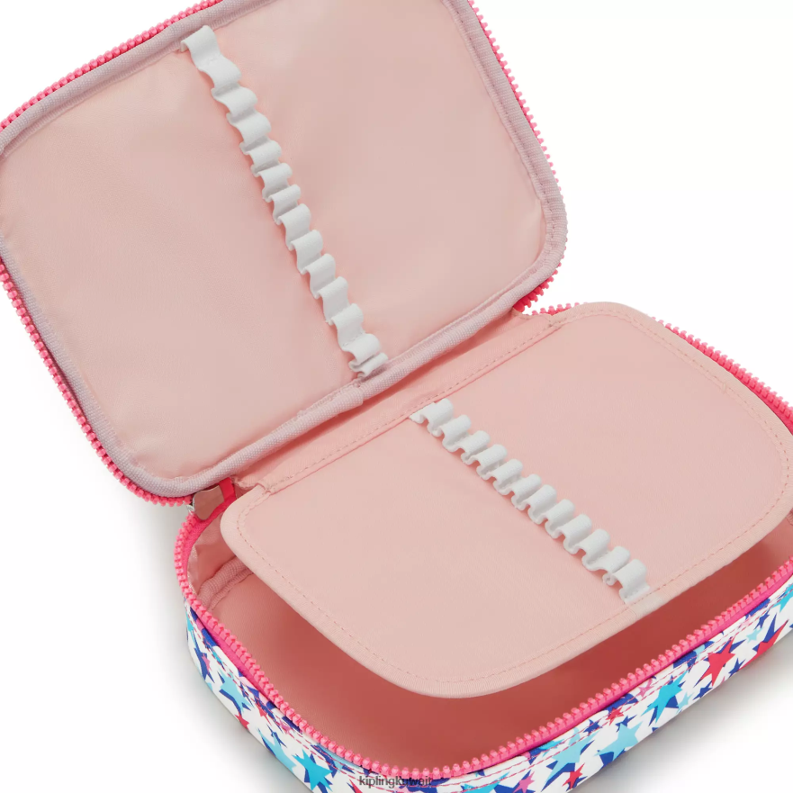 Kipling 100 قلم حافظة مطبوعة نحيف نجوم الخشخاش ZR2RH587 أقلام وأقلام رصاص