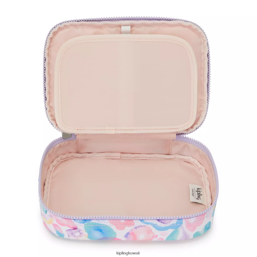 Kipling 100 قلم حافظة مطبوعة نحيف زهور أكوا ZR2RH593 أقلام وأقلام رصاص