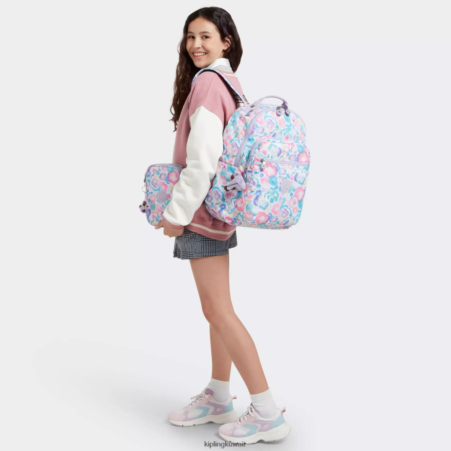 Kipling 100 قلم حافظة مطبوعة نحيف زهور أكوا ZR2RH593 أقلام وأقلام رصاص
