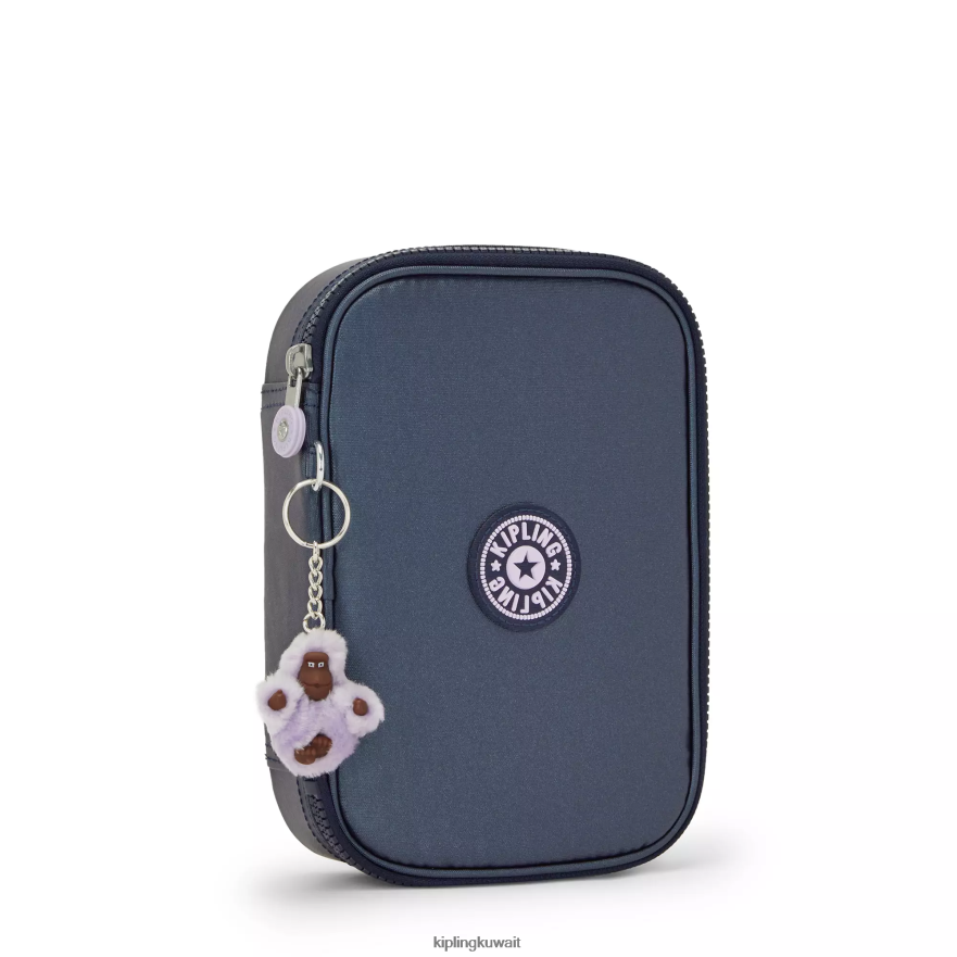 Kipling 100 علبة اقلام معدنية نحيف الأدميرال الأزرق ZR2RH596 أقلام وأقلام رصاص