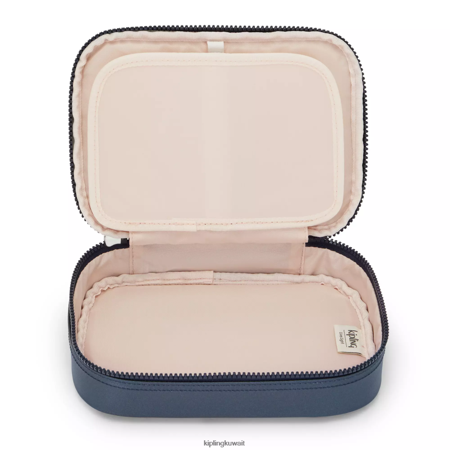 Kipling 100 علبة اقلام معدنية نحيف الأدميرال الأزرق ZR2RH596 أقلام وأقلام رصاص