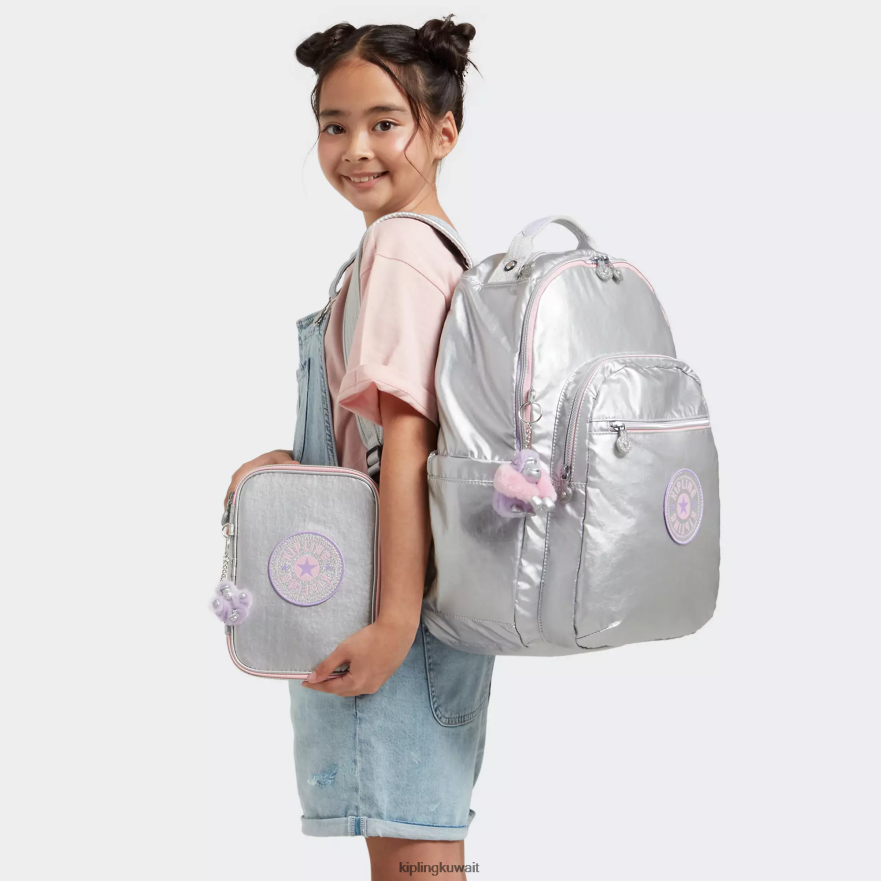 Kipling 100 علبة اقلام معدنية نحيف متعة الحلوى المعدنية ZR2RH622 أقلام وأقلام رصاص
