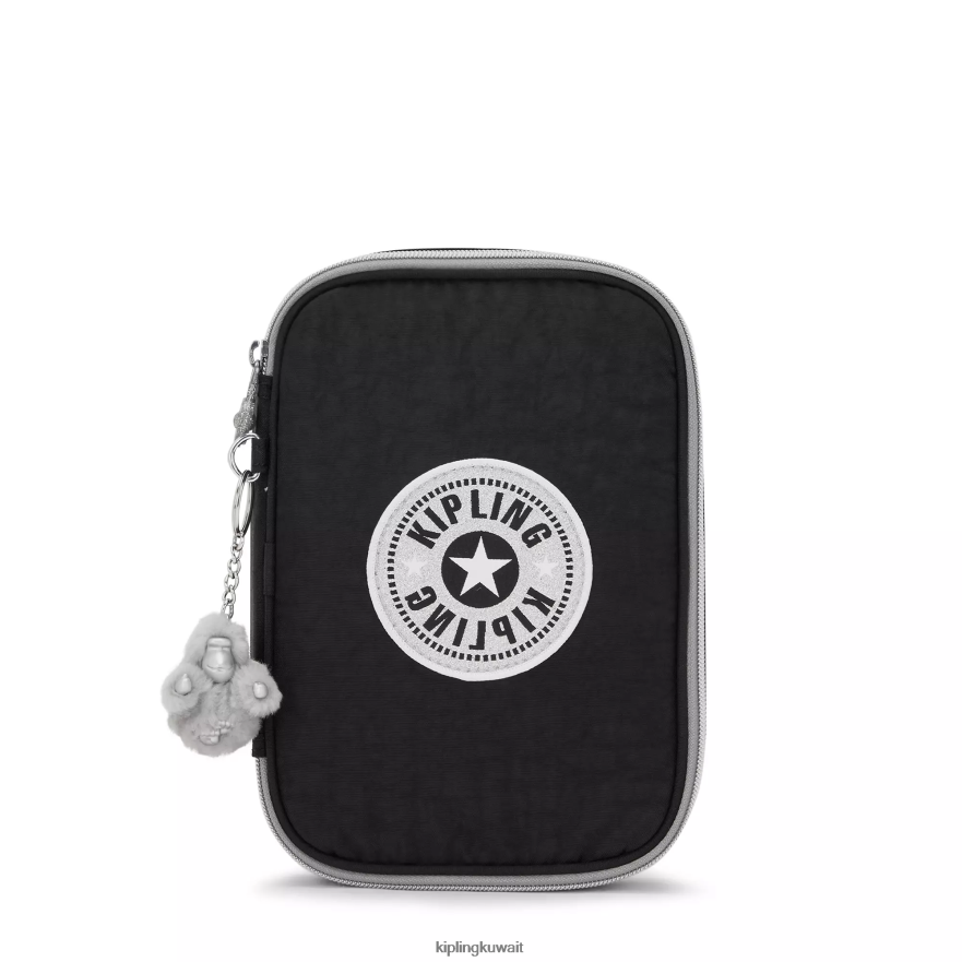 Kipling 100 علبة اقلام نحيف متعة حقيقية سوداء ZR2RH625 أقلام وأقلام رصاص