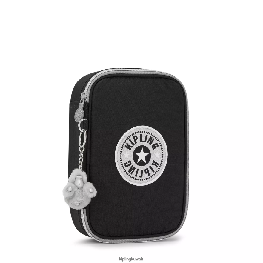 Kipling 100 علبة اقلام نحيف متعة حقيقية سوداء ZR2RH625 أقلام وأقلام رصاص