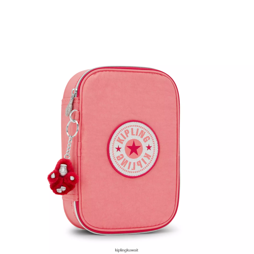 Kipling 100 علبة اقلام نحيف المرح الوردي المرح ZR2RH626 أقلام وأقلام رصاص