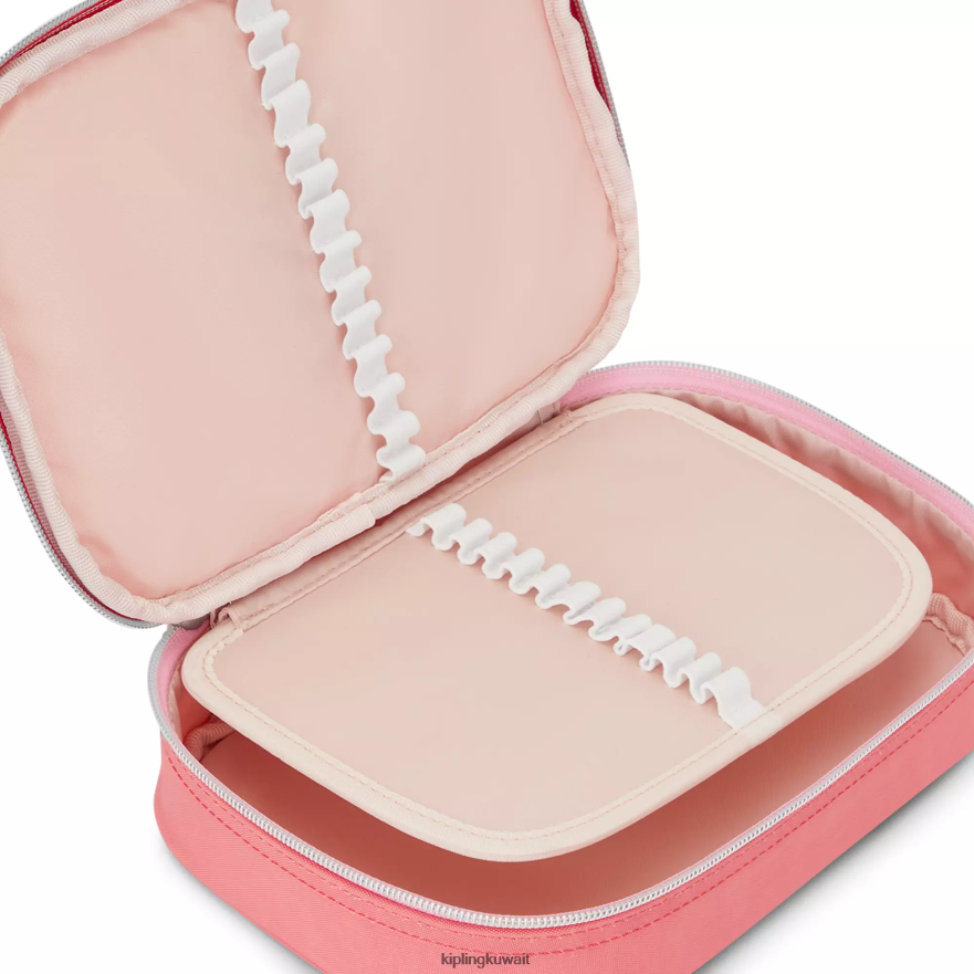Kipling 100 علبة اقلام نحيف المرح الوردي المرح ZR2RH626 أقلام وأقلام رصاص