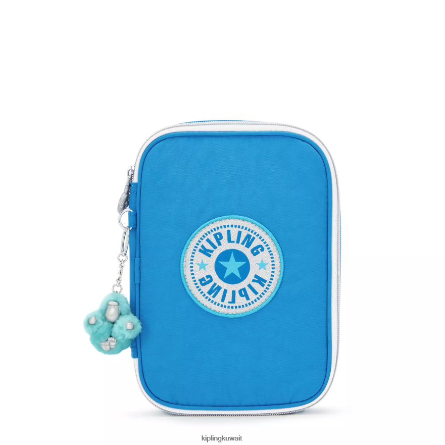 Kipling 100 علبة اقلام نحيف متعة زرقاء حريصة ZR2RH627 أقلام وأقلام رصاص