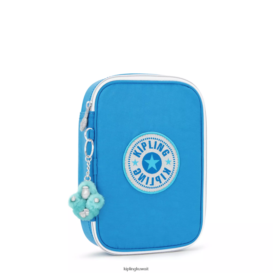 Kipling 100 علبة اقلام نحيف متعة زرقاء حريصة ZR2RH627 أقلام وأقلام رصاص