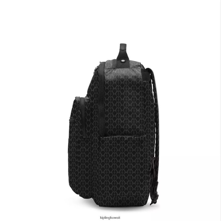 Kipling حقيبة ظهر للكمبيوتر المحمول كبيرة الحجم مطبوعة 15 بوصة من سيول نحيف توقيع منقوش ZR2RH369 حقائب ظهر للكمبيوتر المحمول