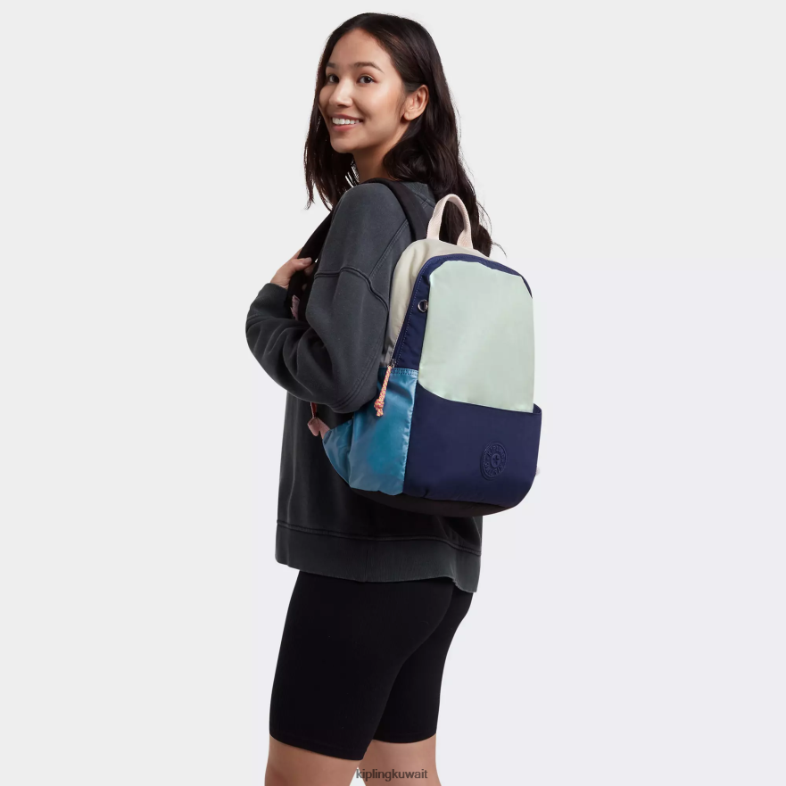 Kipling حقيبة ظهر سوني للكمبيوتر المحمول مقاس 15 بوصة نحيف البحرية الخضراء ZR2RH426 حقائب ظهر للكمبيوتر المحمول