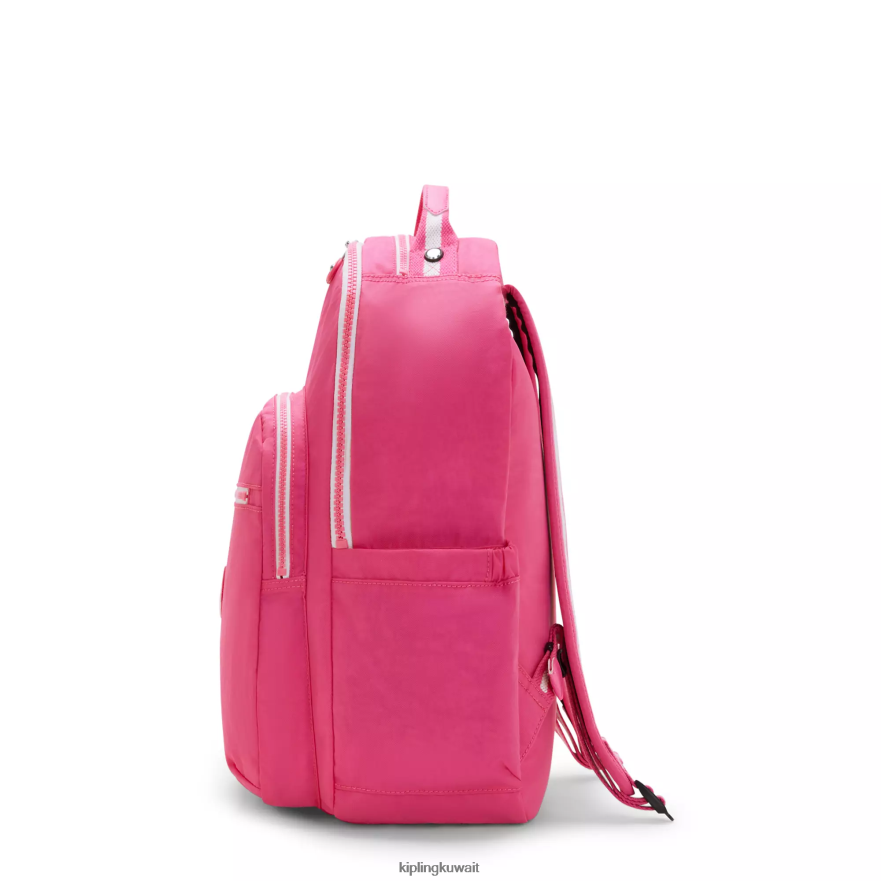 Kipling حقيبة كمبيوتر محمول كبيرة الحجم 15 بوصة من سيول نحيف وردي جديد ZR2RH428 حقائب ظهر للكمبيوتر المحمول