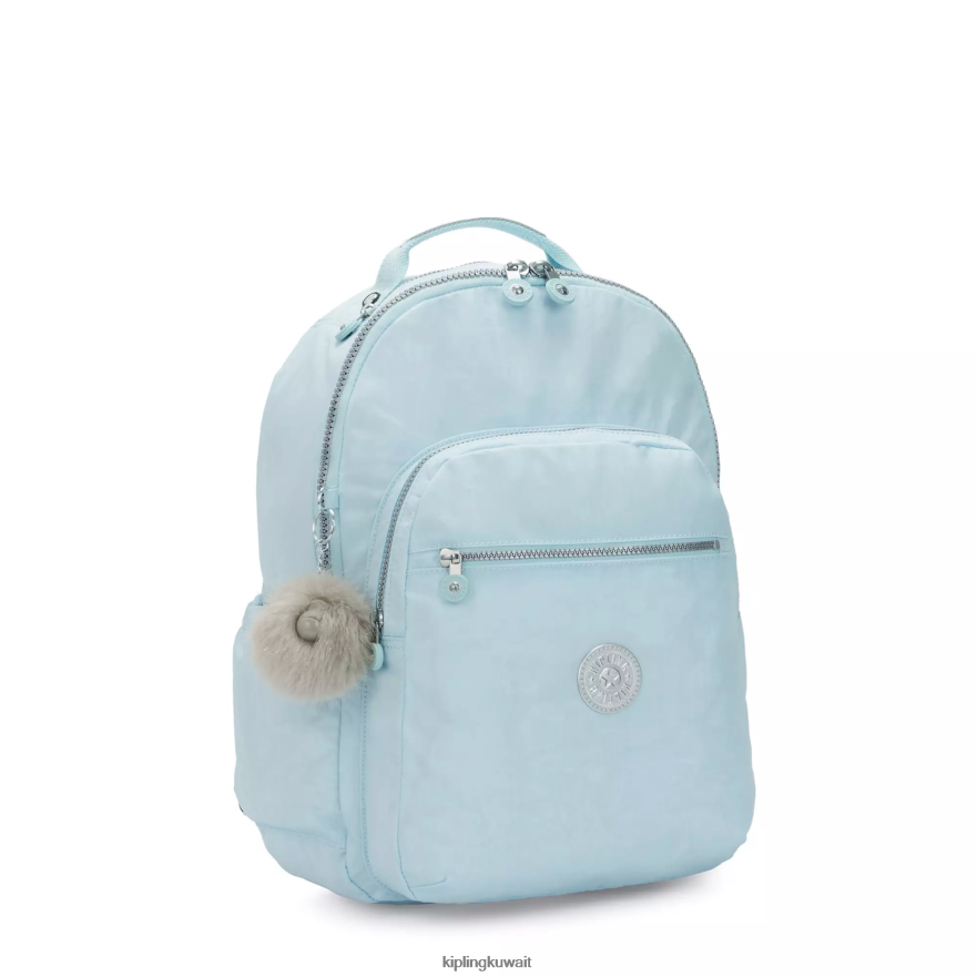 Kipling حقيبة كمبيوتر محمول كبيرة الحجم 15 بوصة من سيول نحيف الزفاف الأزرق ZR2RH431 حقائب ظهر للكمبيوتر المحمول