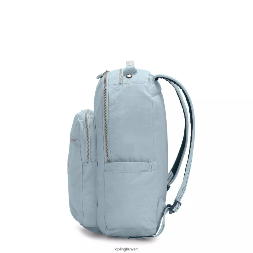 Kipling حقيبة كمبيوتر محمول كبيرة الحجم 15 بوصة من سيول نحيف الزفاف الأزرق ZR2RH431 حقائب ظهر للكمبيوتر المحمول