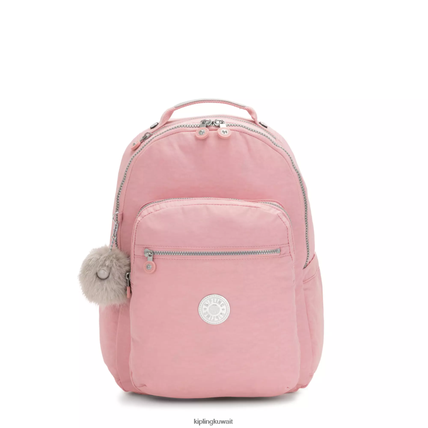 Kipling حقيبة كمبيوتر محمول كبيرة الحجم 15 بوصة من سيول نحيف روز الزفاف ZR2RH432 حقائب ظهر للكمبيوتر المحمول
