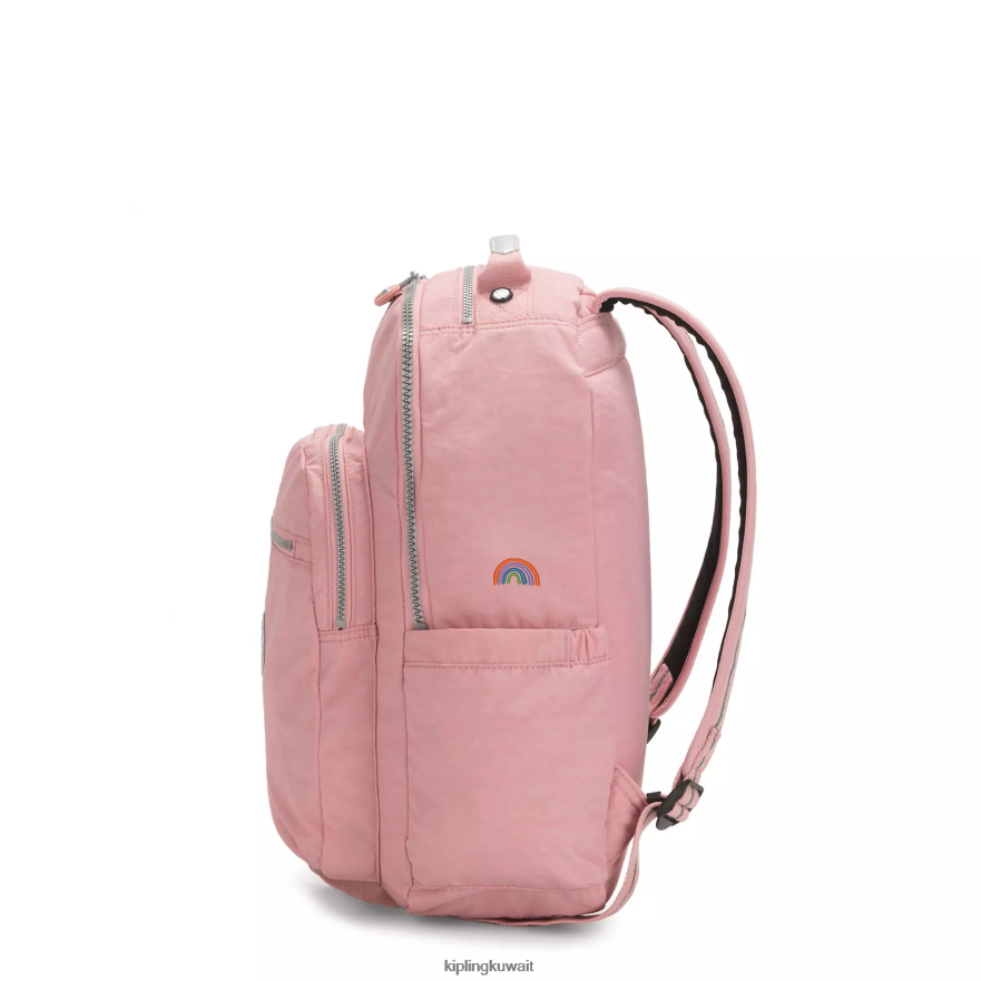 Kipling حقيبة كمبيوتر محمول كبيرة الحجم 15 بوصة من سيول نحيف روز الزفاف ZR2RH432 حقائب ظهر للكمبيوتر المحمول