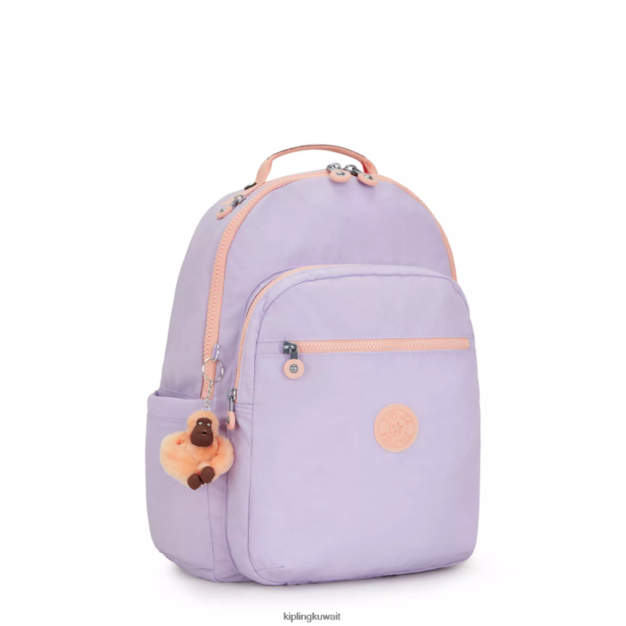 Kipling حقيبة كمبيوتر محمول كبيرة الحجم 15 بوصة من سيول نحيف لا نهاية لها أرجواني ج ZR2RH434 حقائب ظهر للكمبيوتر المحمول