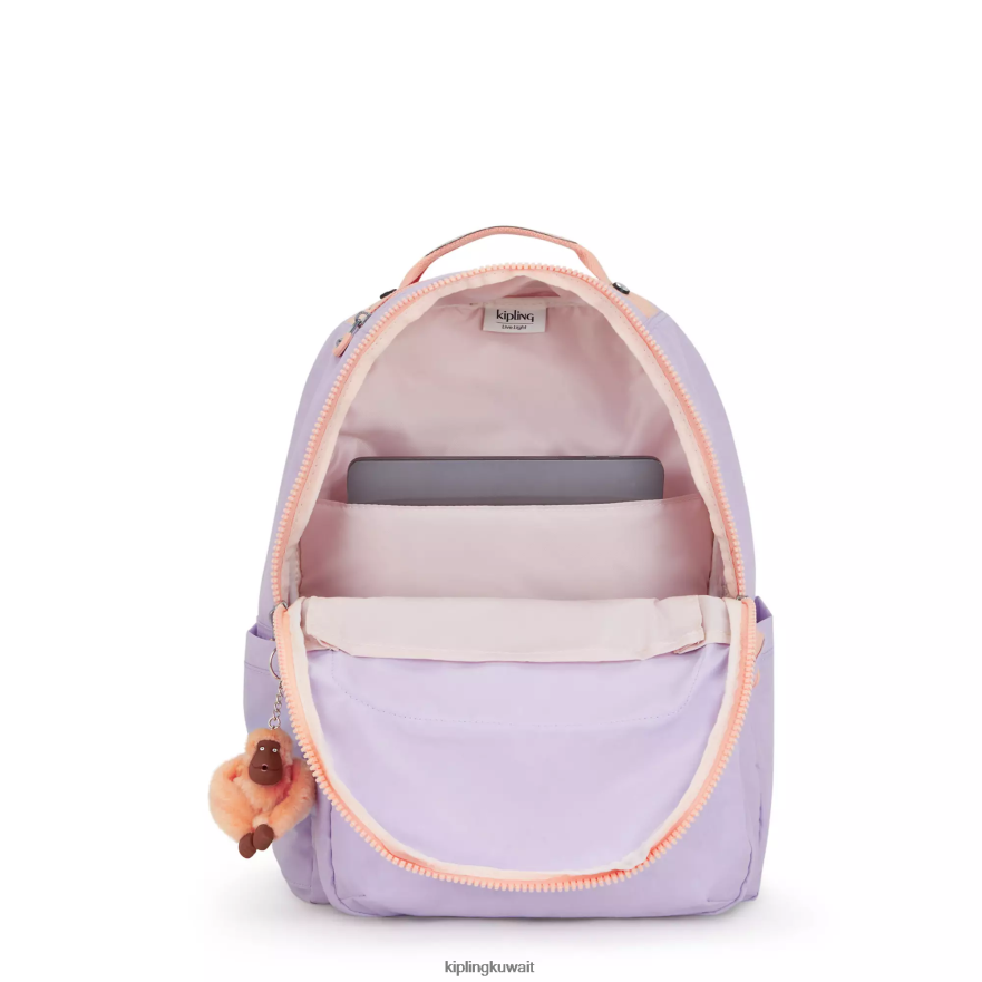 Kipling حقيبة كمبيوتر محمول كبيرة الحجم 15 بوصة من سيول نحيف لا نهاية لها أرجواني ج ZR2RH434 حقائب ظهر للكمبيوتر المحمول