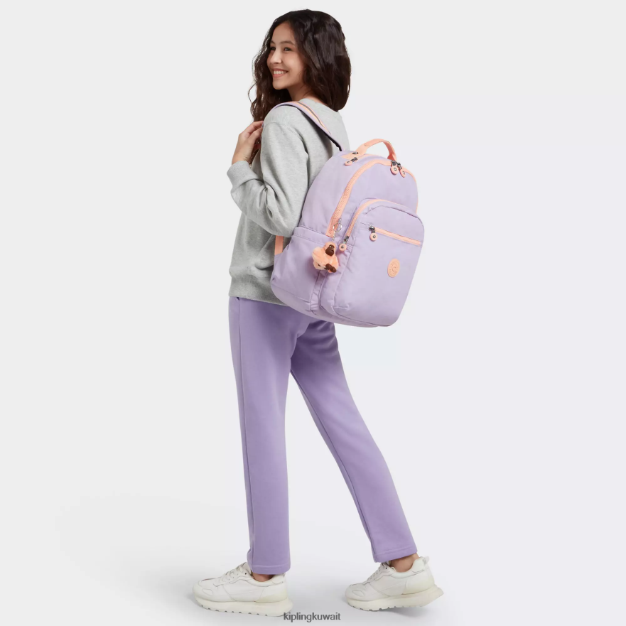 Kipling حقيبة كمبيوتر محمول كبيرة الحجم 15 بوصة من سيول نحيف لا نهاية لها أرجواني ج ZR2RH434 حقائب ظهر للكمبيوتر المحمول