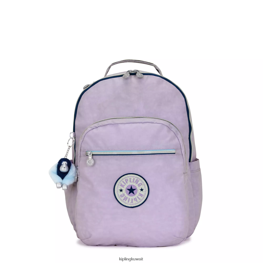 Kipling حقيبة كمبيوتر محمول كبيرة الحجم 15 بوصة من سيول نحيف متعة أرجواني لا نهاية لها ZR2RH445 حقائب ظهر للكمبيوتر المحمول