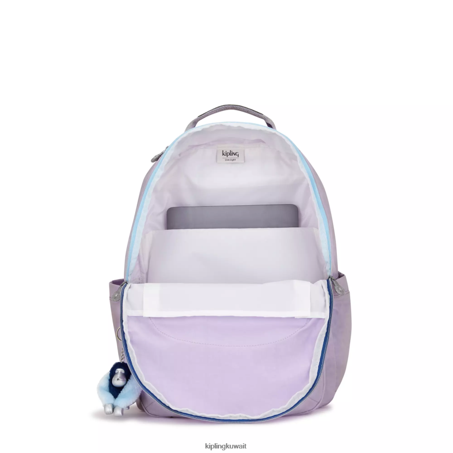 Kipling حقيبة كمبيوتر محمول كبيرة الحجم 15 بوصة من سيول نحيف متعة أرجواني لا نهاية لها ZR2RH445 حقائب ظهر للكمبيوتر المحمول