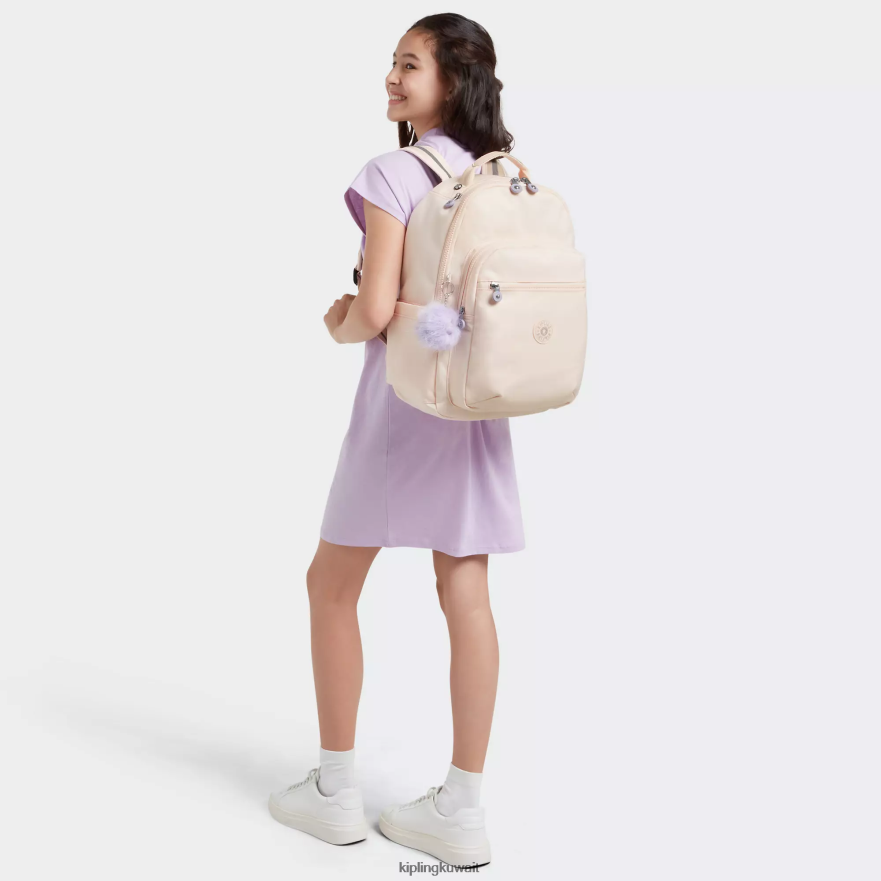 Kipling حقيبة كمبيوتر محمول كبيرة الحجم 15 بوصة من سيول نحيف زهرة العطاء ZR2RH457 حقائب ظهر للكمبيوتر المحمول