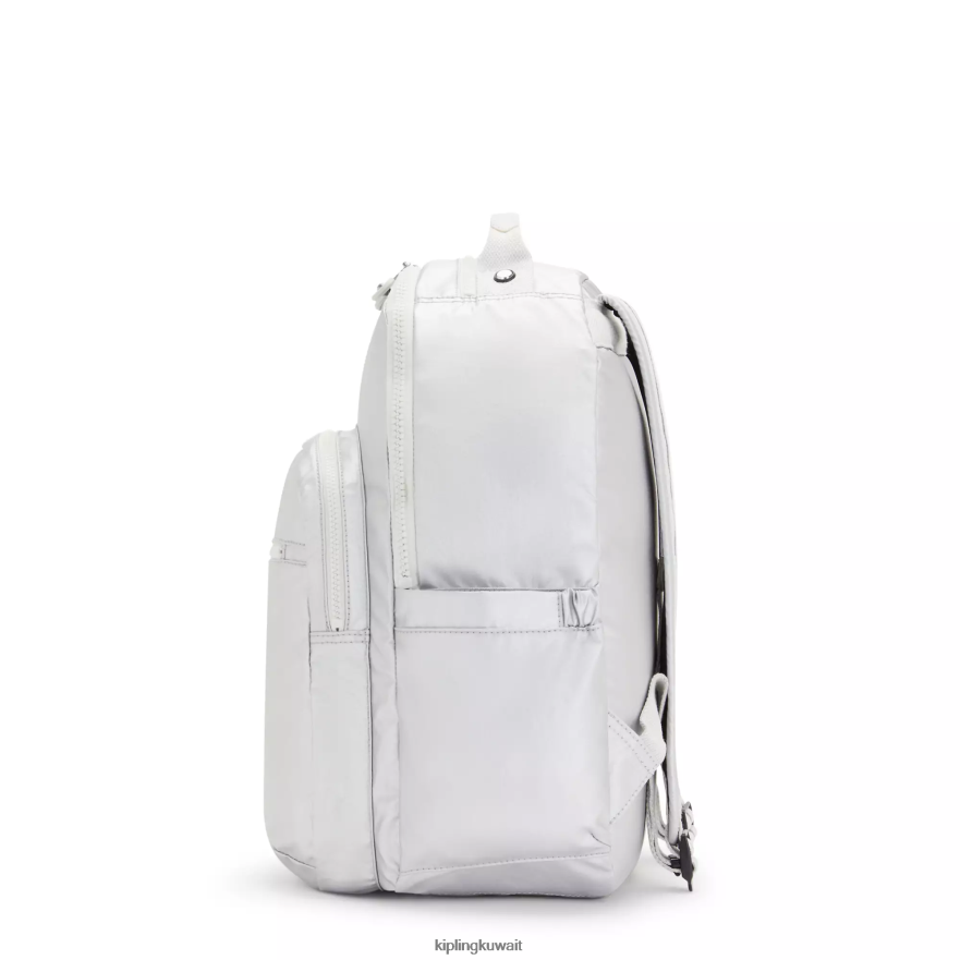Kipling حقيبة ظهر للكمبيوتر المحمول سيول كبيرة ميتاليك 15 بوصة نحيف حلوى معدنية ZR2RH458 حقائب ظهر للكمبيوتر المحمول