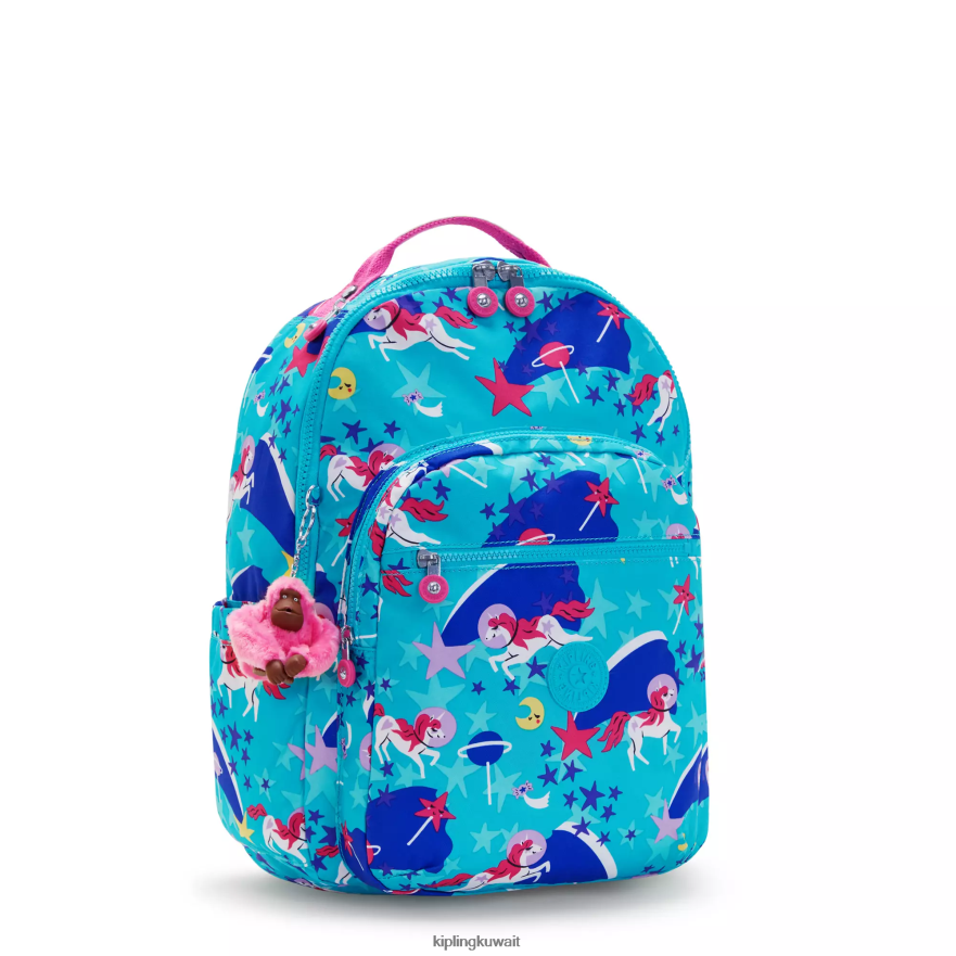 Kipling حقيبة ظهر للكمبيوتر المحمول كبيرة الحجم مطبوعة 15 بوصة من سيول نحيف حيدات الفضاء ZR2RH463 حقائب ظهر للكمبيوتر المحمول