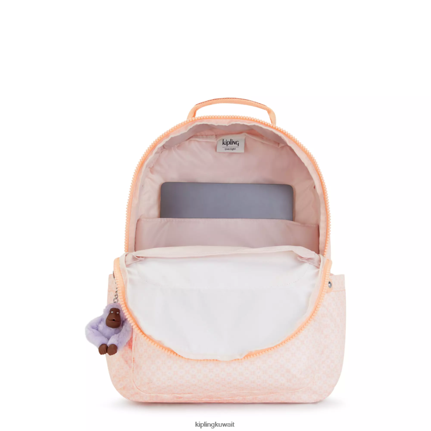 Kipling حقيبة ظهر للكمبيوتر المحمول كبيرة الحجم مطبوعة 15 بوصة من سيول نحيف بلاط جرلي ZR2RH467 حقائب ظهر للكمبيوتر المحمول