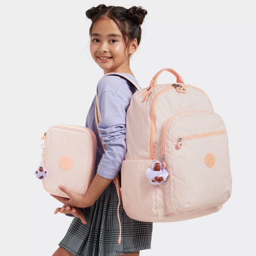 Kipling حقيبة ظهر للكمبيوتر المحمول كبيرة الحجم مطبوعة 15 بوصة من سيول نحيف بلاط جرلي ZR2RH467 حقائب ظهر للكمبيوتر المحمول
