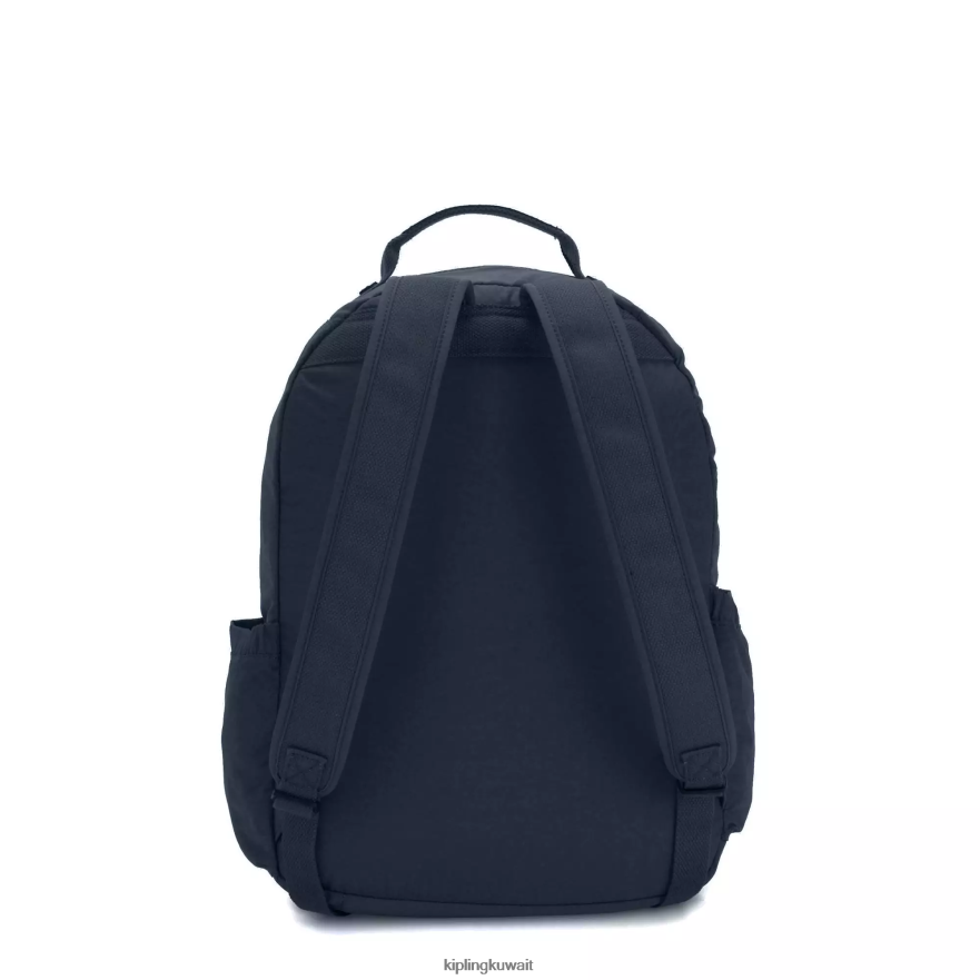 Kipling حقيبة كمبيوتر محمول كبيرة الحجم 15 بوصة من سيول نحيف نغمة زرقاء حقيقية ZR2RH470 حقائب ظهر للكمبيوتر المحمول