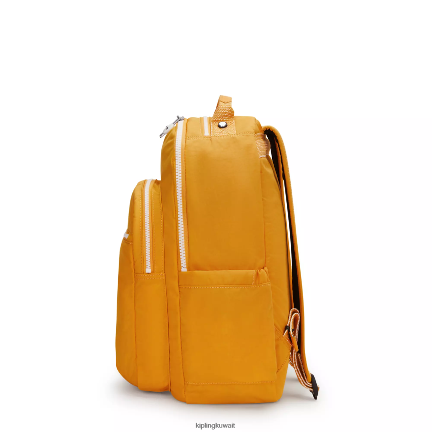Kipling حقيبة كمبيوتر محمول كبيرة الحجم 15 بوصة من سيول نحيف أصفر سريع ZR2RH472 حقائب ظهر للكمبيوتر المحمول