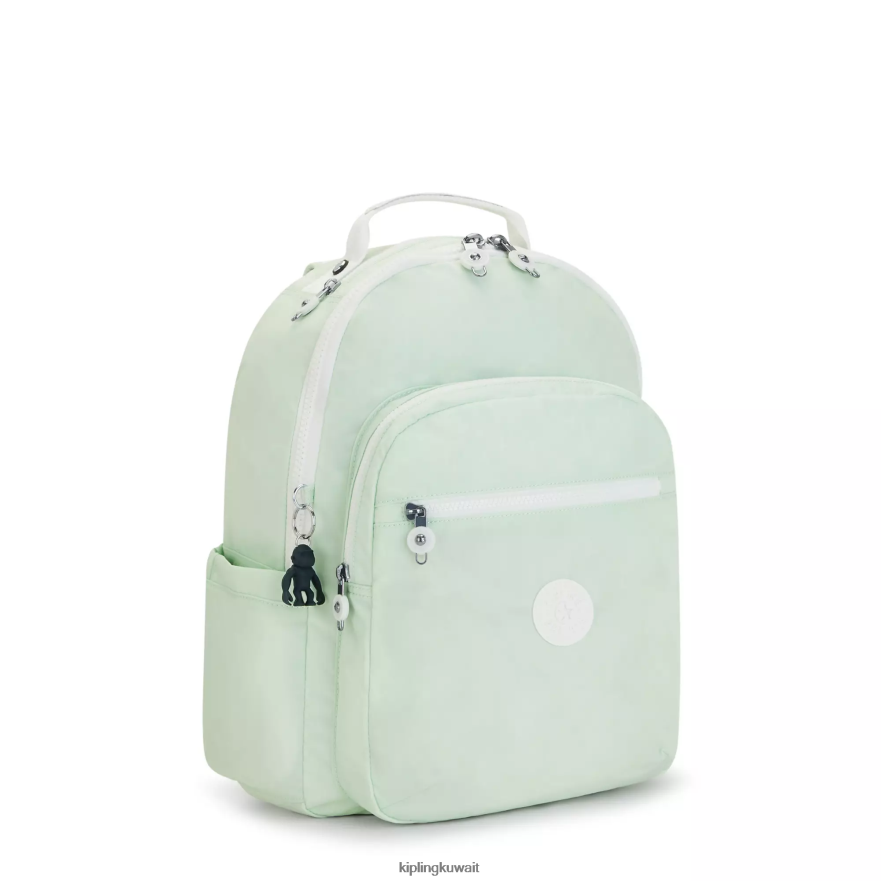 Kipling حقيبة كمبيوتر محمول كبيرة الحجم 15 بوصة من سيول نحيف متجدد الهواء الأخضر ZR2RH473 حقائب ظهر للكمبيوتر المحمول
