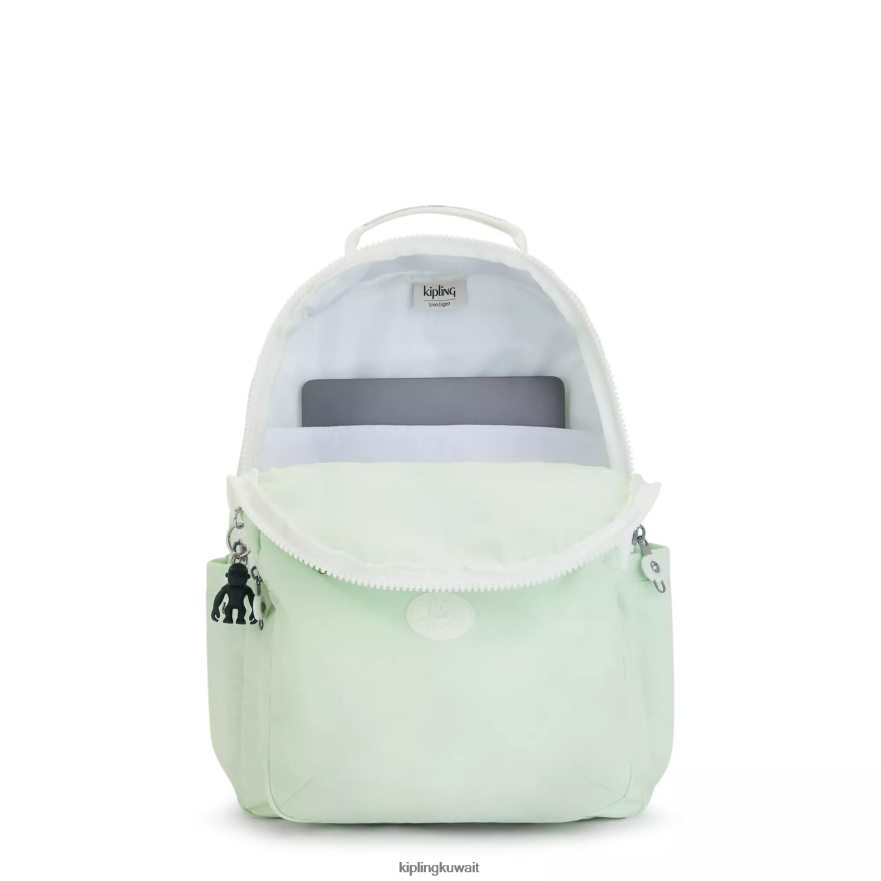 Kipling حقيبة كمبيوتر محمول كبيرة الحجم 15 بوصة من سيول نحيف متجدد الهواء الأخضر ZR2RH473 حقائب ظهر للكمبيوتر المحمول