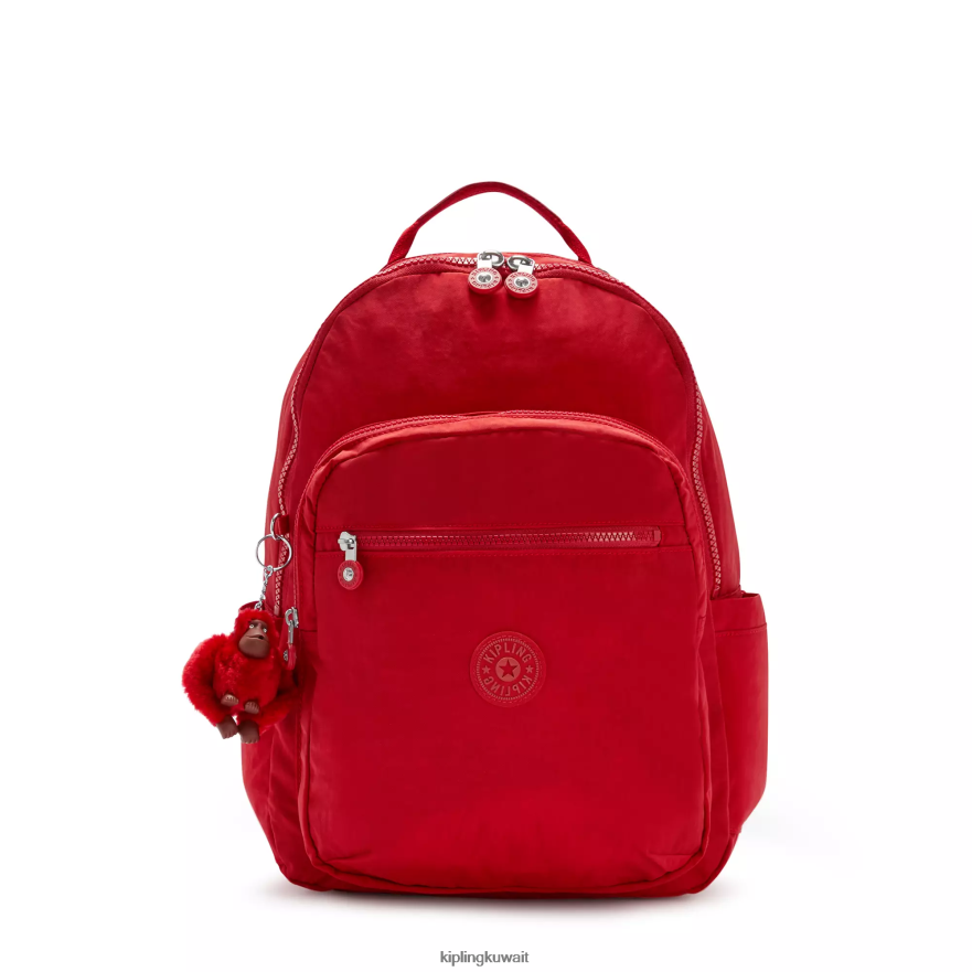 Kipling حقيبة كمبيوتر محمول كبيرة الحجم 15 بوصة من سيول نحيف نغمي الكرز ZR2RH474 حقائب ظهر للكمبيوتر المحمول