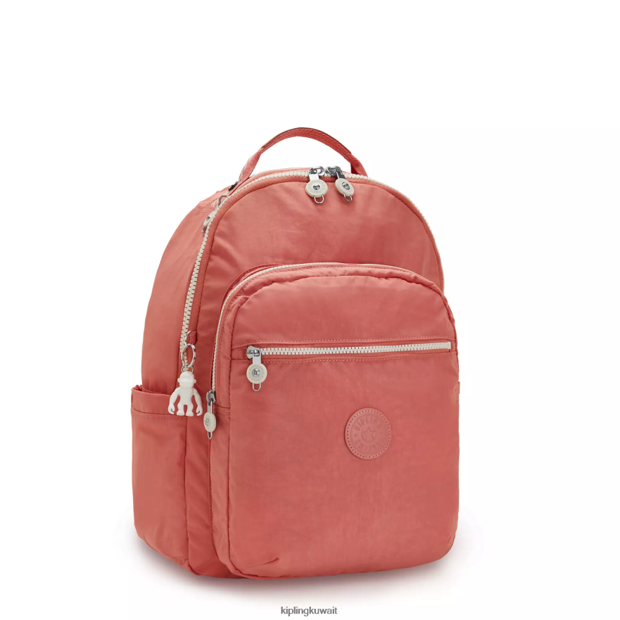 Kipling حقيبة كمبيوتر محمول كبيرة الحجم 15 بوصة من سيول نحيف خمر الوردي ZR2RH475 حقائب ظهر للكمبيوتر المحمول
