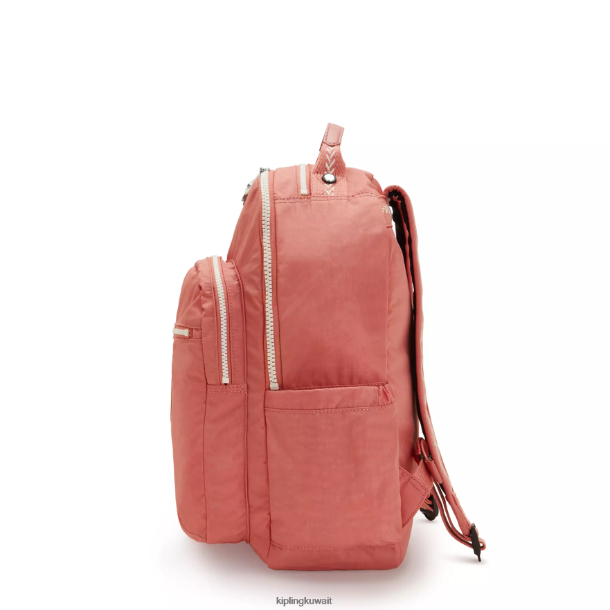 Kipling حقيبة كمبيوتر محمول كبيرة الحجم 15 بوصة من سيول نحيف خمر الوردي ZR2RH475 حقائب ظهر للكمبيوتر المحمول