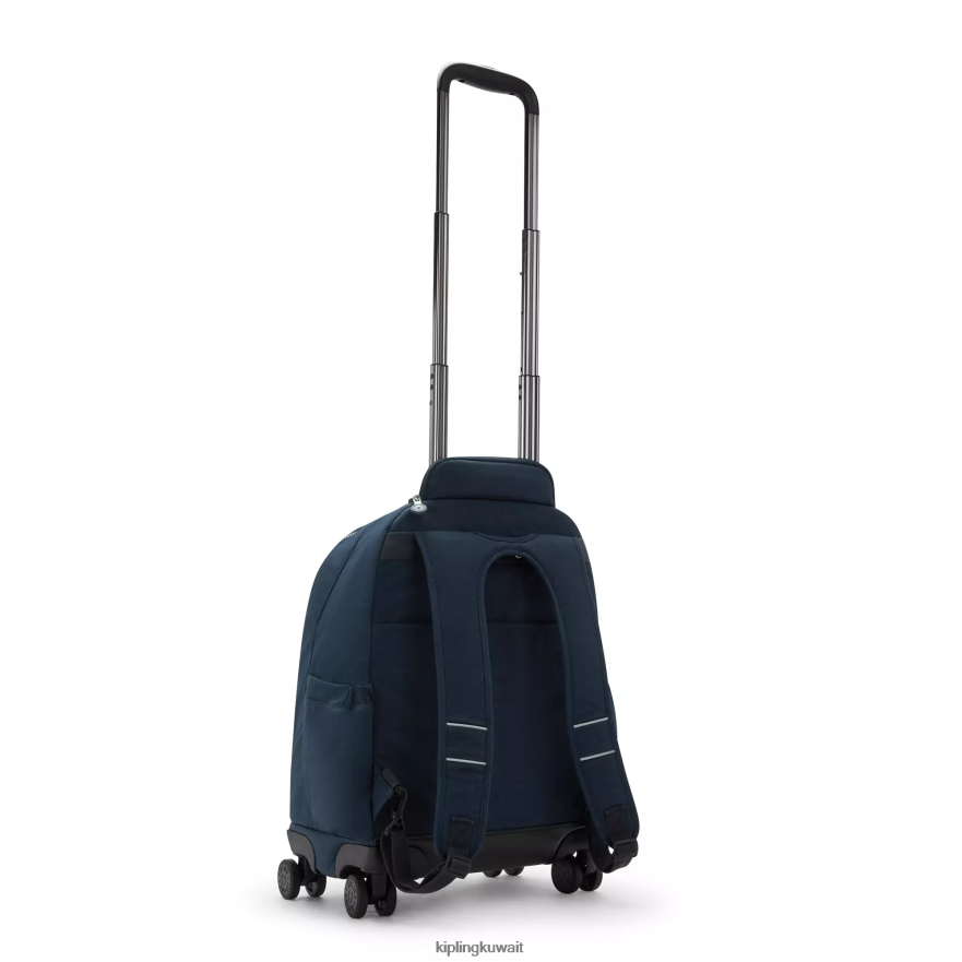 Kipling حقيبة ظهر جديدة للكمبيوتر المحمول زيا 15 بوصة نحيف نغمة زرقاء حقيقية ZR2RH480 حقائب ظهر متدحرجة