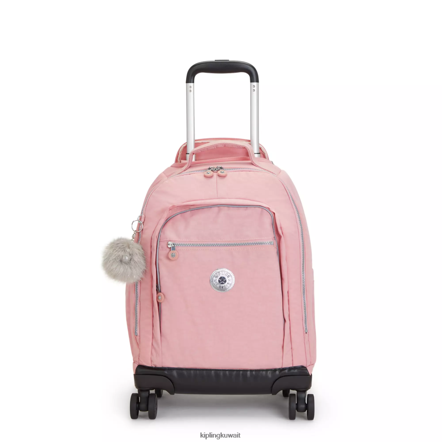 Kipling حقيبة ظهر جديدة للكمبيوتر المحمول زيا 15 بوصة نحيف روز الزفاف ZR2RH482 حقائب ظهر متدحرجة