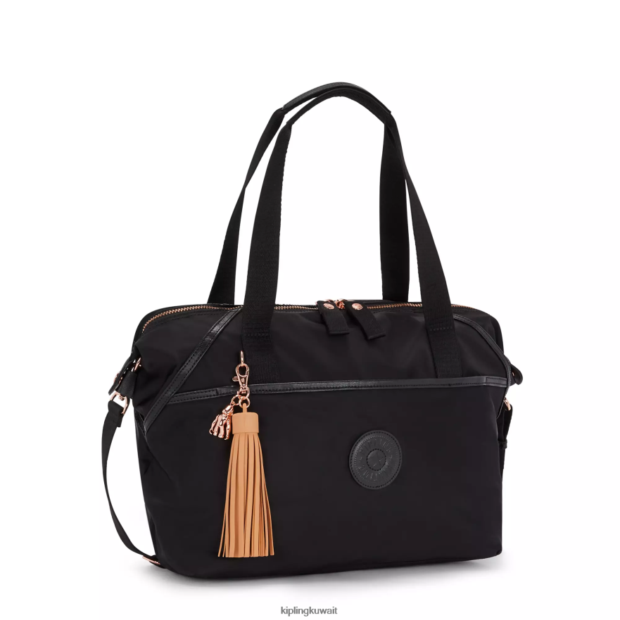 Kipling آرت ينظم حقيبة كمبيوتر محمول مقاس 17 بوصة نحيف وردة سوداء ZR2RH278 حمل الحقائب
