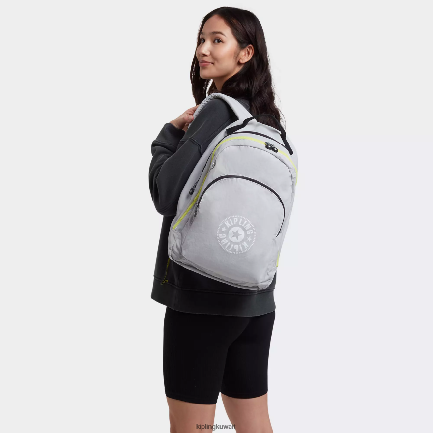 Kipling حقيبة ظهر للكمبيوتر المحمول بحجم 17 بوصة من كورتيس نحيف رمادي الهواء ZR2RH364 حقائب ظهر للكمبيوتر المحمول